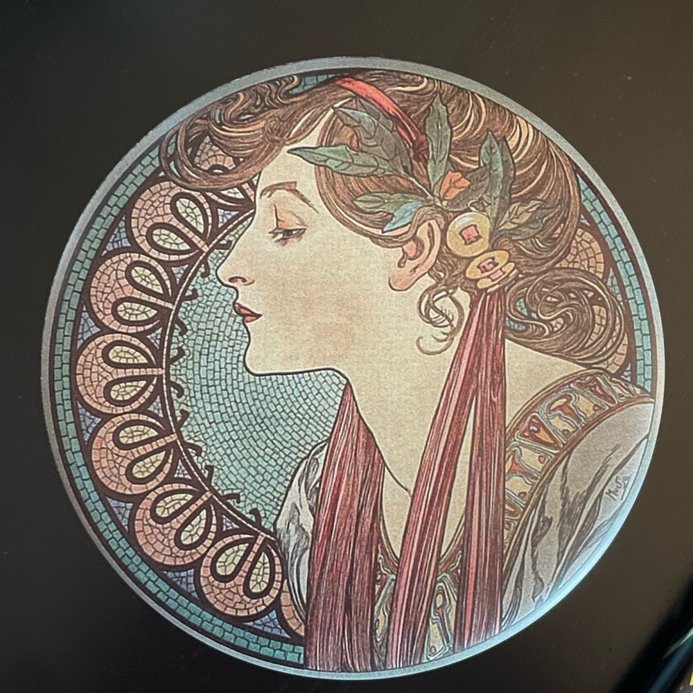 New Art Nouveau Small Storage Tin